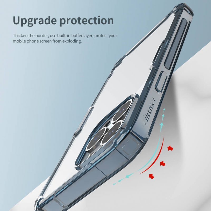 قاب نیلکین مدلnature TPU pro برای گوشی اپل Iphone13 promax