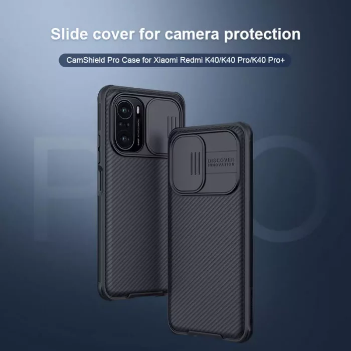Nillkin CamShield Pro cover case for Xiaomi Redmi K40, Poco F3 (1)