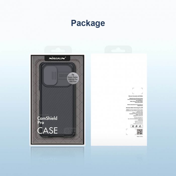 Nillkin CamShield Pro cover case for Xiaomi Redmi K40, Poco F3 (1)
