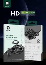 گلس لنز دوربین گرین لاین برای اپل Iphone 15pro/15promax مدل HD plus