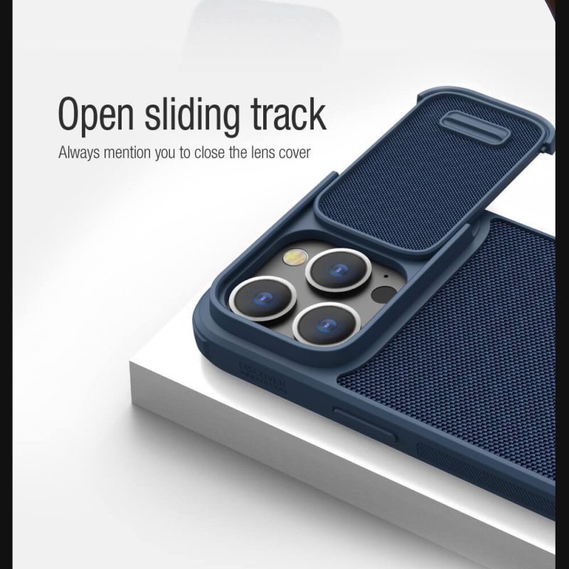 قاب نیلکین مدل texture S برای گوشی اپل 14 promax