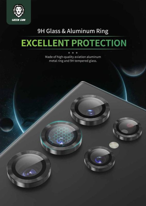 گلس لنز گرین لاین Green Lion S24 Ultra Camera Lens Armor