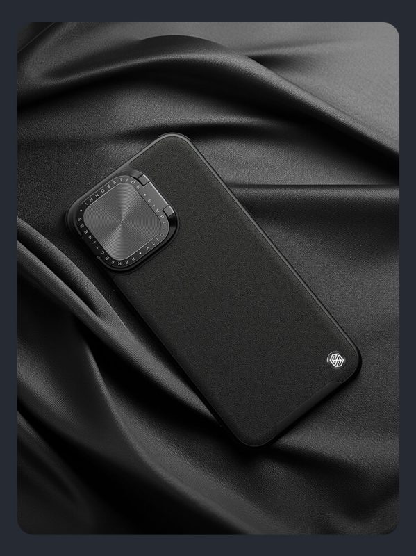 قاب نیلکین camshield prop leather برای iphone 15 pro