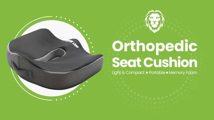 بالش نشیمن طبی خودرو گرین لاین مدل green lion orthopedic seat cushion