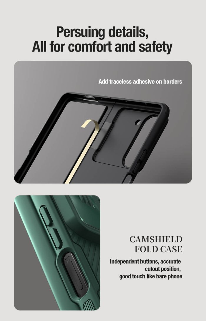 قاب نیلکین مدل Camshield pro سامسونگ Galaxy z fold 5