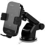 پایه نگهدارنده و شارژر بی سیم گوشی موبایل پرودو مدل PD-WCM15W به همراه شارژر فندکی