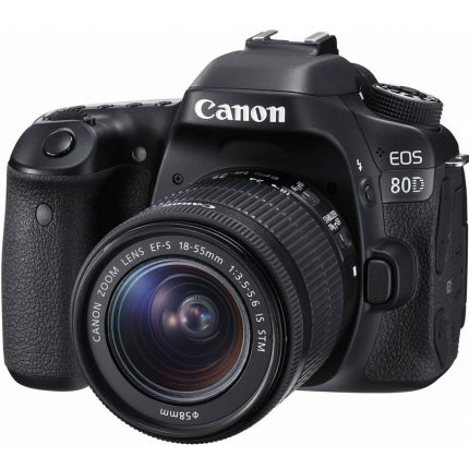 دوربین Canon 80D + لنز 18-55mm STM