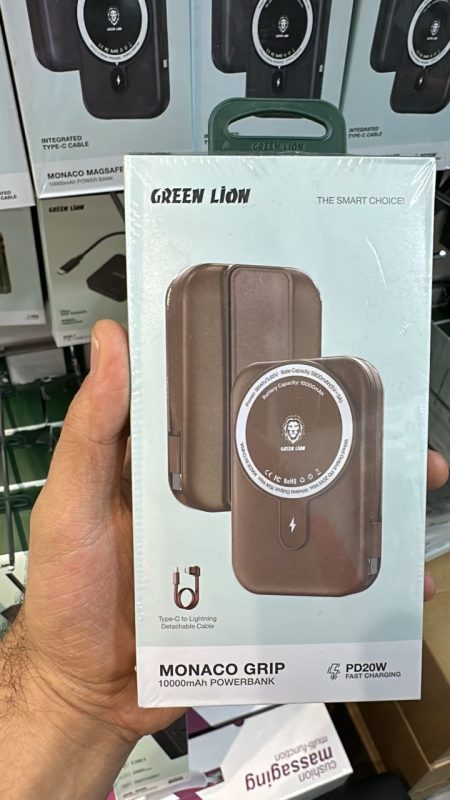 پاور بانک گرین لاین موناکو گریپ 10000