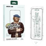 گلس گرین لاین مدل پیکاسو سه‌بعدی برای آیفون 17 Green Lion Picasso 3D Glass iPhone 17