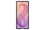 قاب سیلیکونی Samsung Galaxy Z Fold8 Ultra رنگ Violet Shadow نصب شده روی گوشی