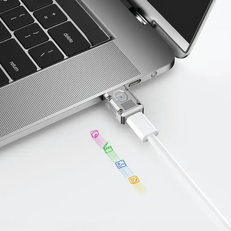 آداپتور USB-C گرین لاین با سرعت انتقال اطلاعات 10Gbps