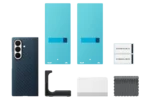 محتویات جعبه کاور Z Fold8 Ultra همراه محافظ صفحه ضدبازتاب