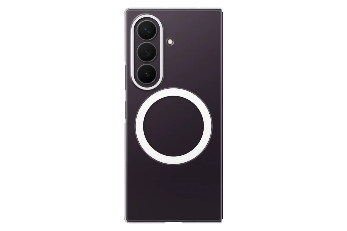 نمای پشت قاب مگنتی Galaxy Z Fold8 Ultra با حلقه مغناطیسی