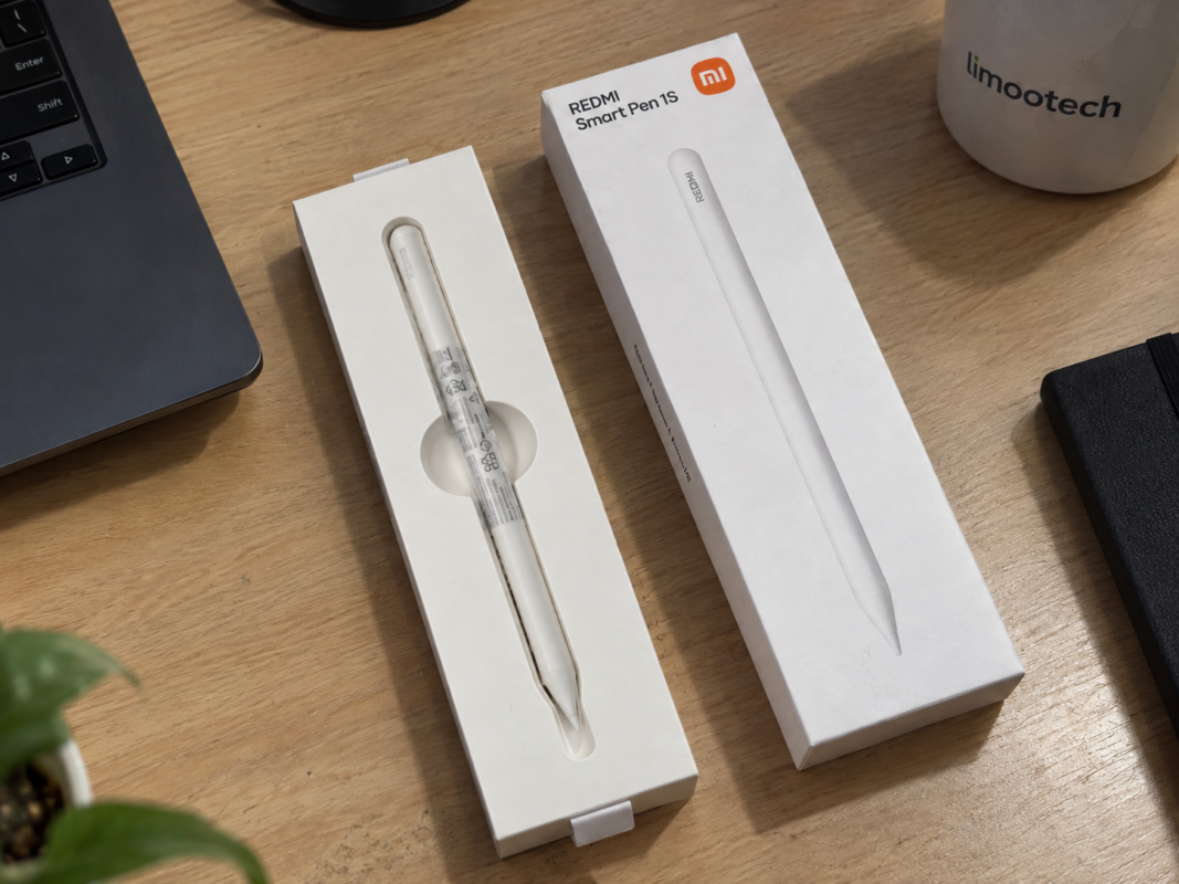 تجربه نوشتن کم‌تأخیر با REDMI Smart Pen 1S جعبه محصول در لیموتک