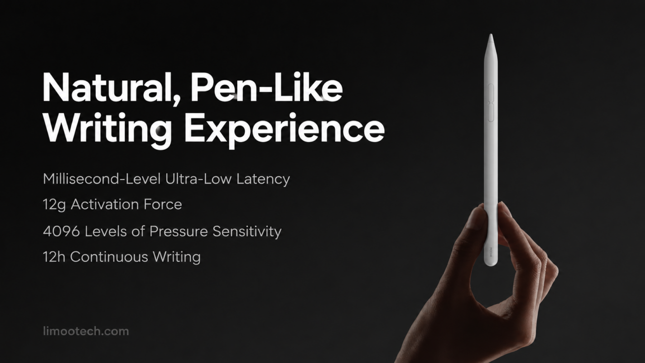 نوشتن با قلم REDMI Smart Pen 1S روی تبلت